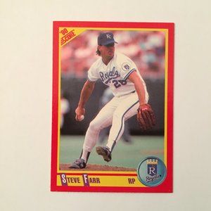 1990 Score Steve Farr Baseball Card #356 Royals